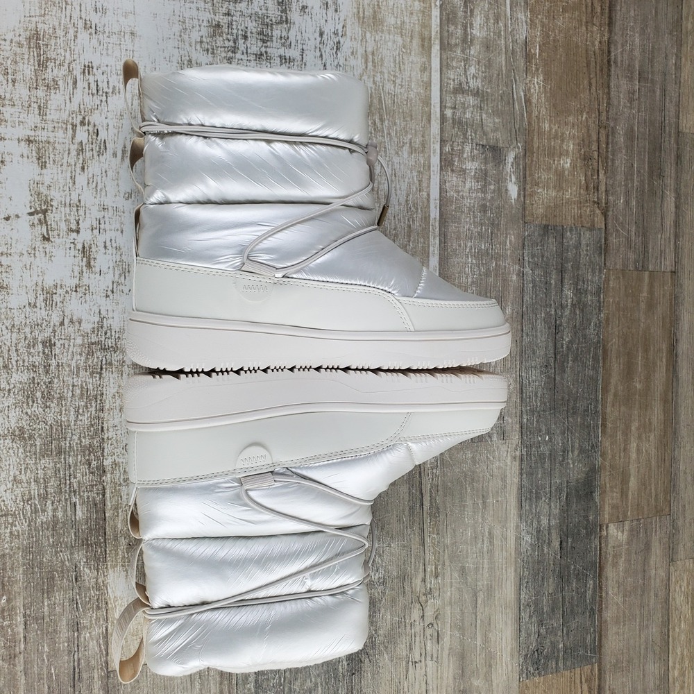 PUMA Snowbae Women Snow Boot Sz 7 Alpine Snow Frosted Ivory Ankle - Picture 6 of 10